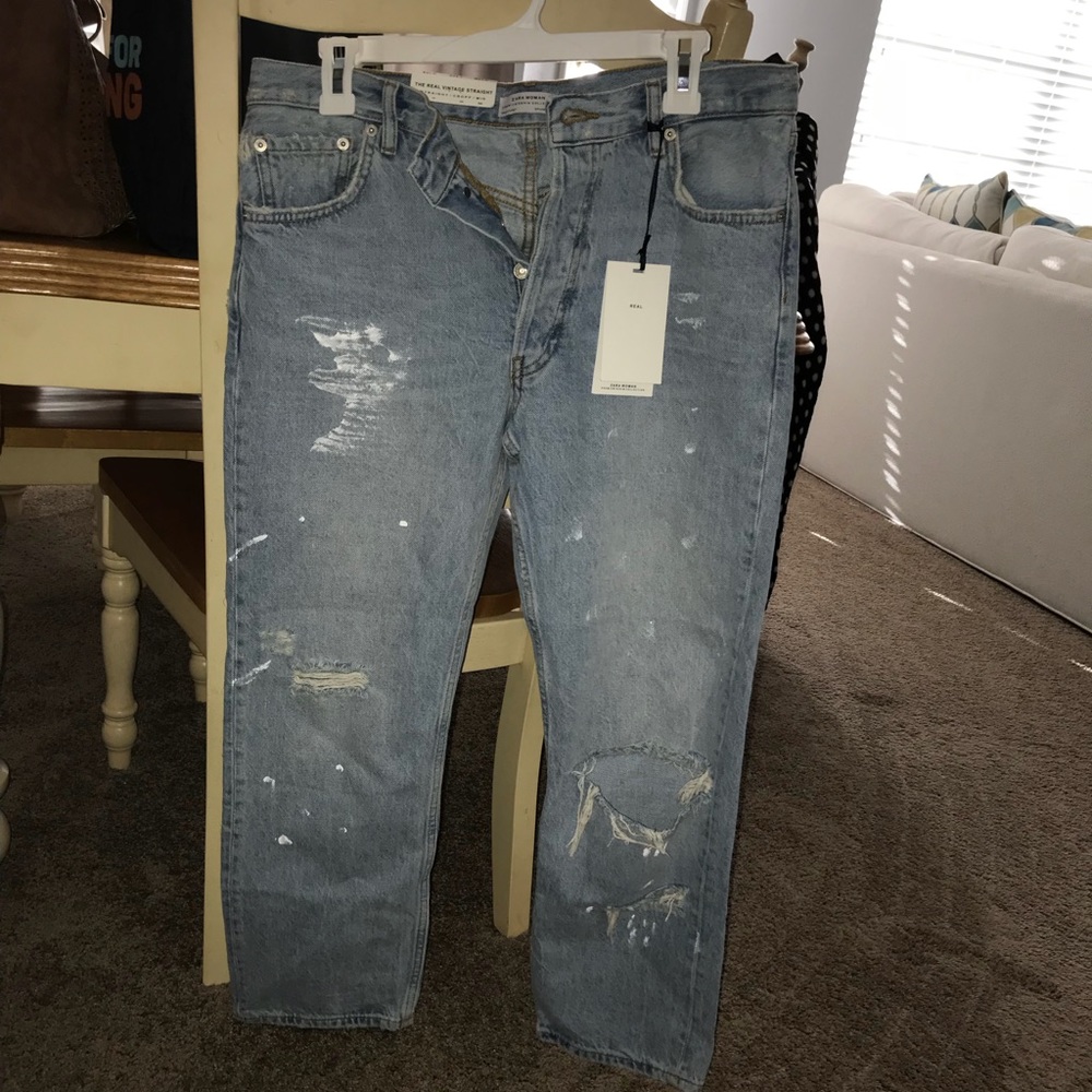 Zara denim jeans NWT